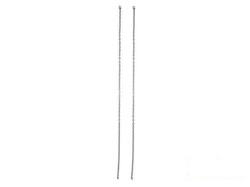 Juego de cadenas de un punto de acero inoxidable 5 mm - 1,8 m