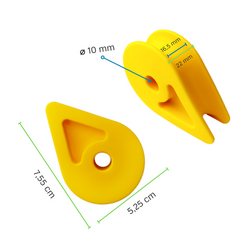  Chavetero con agujero M10