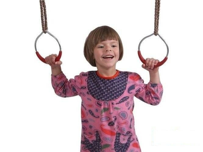 Conjunto de gimnasia Trapecio-anillo-asiento para niños