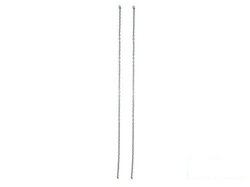 Juego de cadenas de un punto de acero inoxidable 5 mm - 1,8 m