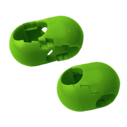 Conector transversal para cuerda de 16 mm