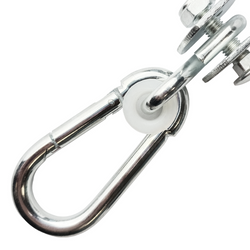 Soporte metálico para viga de Ø120 mm