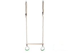 Trapecio de gimnasia con aros redondos