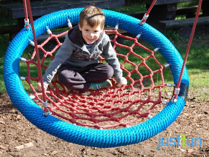 Columpio nido de cigüeña 120 cm para parque infantil público