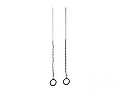 Aros redondos de gimnasia en una cadena