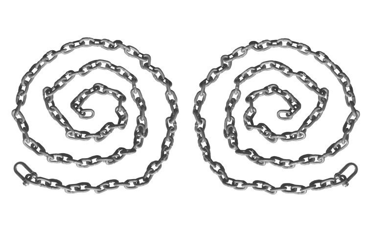 Juego de cadenas galvanizadas de un punto 5 mm - 1,8 m