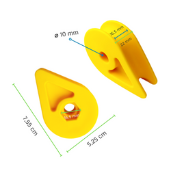 Casquillo con agujero hexagonal M10