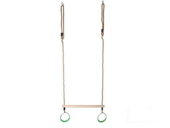 Trapecio de gimnasia con aros redondos