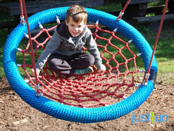 Columpio nido de cigüeña 120 cm para parque infantil público