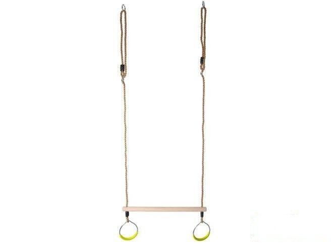 Trapecio de gimnasia con aros redondos