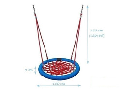 Columpio nido de cigüeña 100 cm para parque infantil público