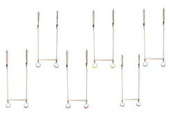 Trapecio de gimnasia con aros redondos