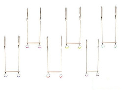 Trapecio de gimnasia con aros redondos