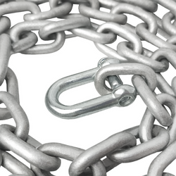 Juego de cadenas galvanizadas 6 mm - 1,8 m