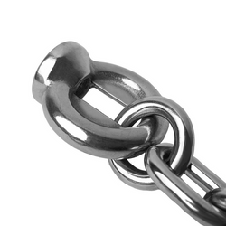 Juego de cadenas de acero inoxidable de 6 mm - 1,8 m