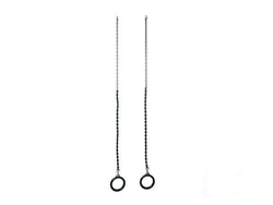 Aros redondos de gimnasia en una cadena