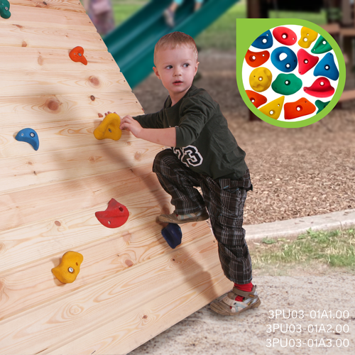Piedras de escalada S+M+L (15 piezas)
