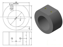 Parachoques de goma para equilibrar