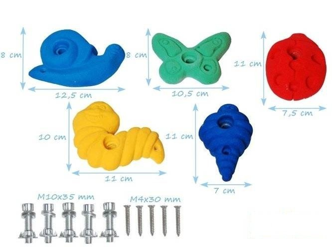 Presas de escalada ANIMALES