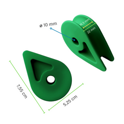  Chavetero con agujero M10