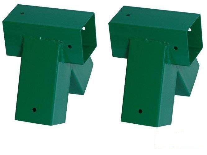 2 x Conector de haz 90x90 mm, 90°